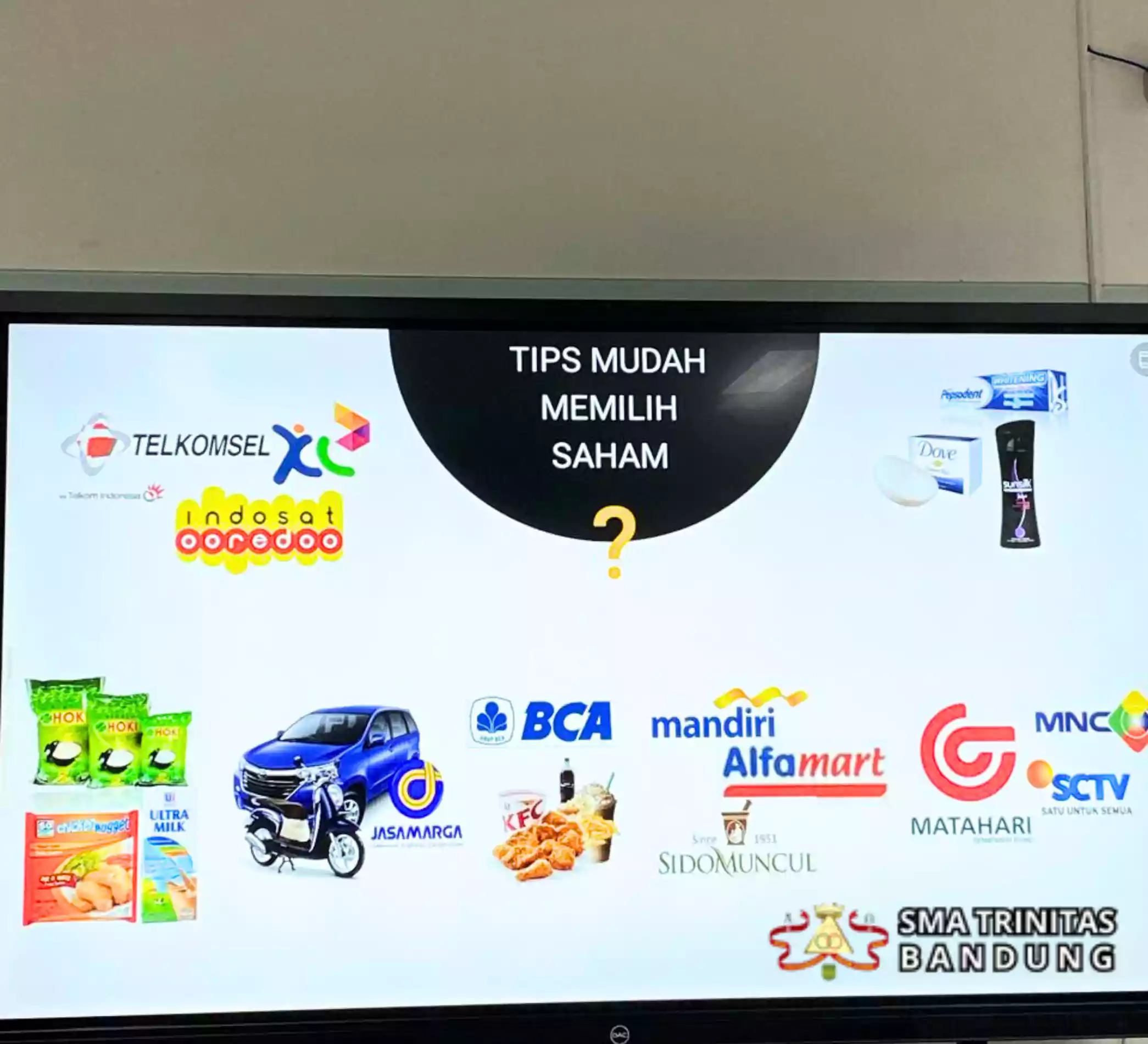 Tips Mudah Memilih Saham - SMA Trinitas Bandung